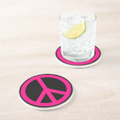 Dessous De Verre En Grès Tapisserie symbole de paix (Côté)