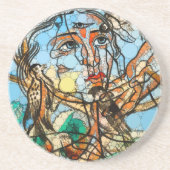 Dessous De Verre En Grès Tarin, points d'infini par Francis Picabia (Devant)
