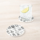 Dessous De Verre En Grès tarot antique (Côté)