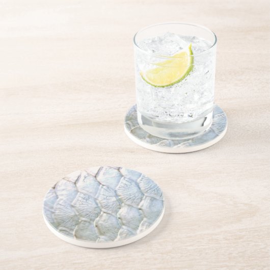 Dessous De Verre En Grès Tarpon par PatternWear© (Côté)