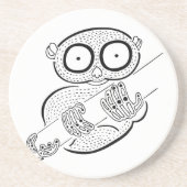 Dessous De Verre En Grès Tarsier (Devant)