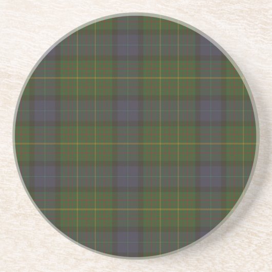 Dessous De Verre En Grès tartan californien (Devant)