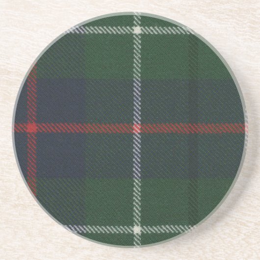 Dessous De Verre En Grès Tartan de Duncan de clan (Devant)