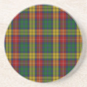 Dessous De Verre En Grès Tartan de la famille Buchanan (Devant)