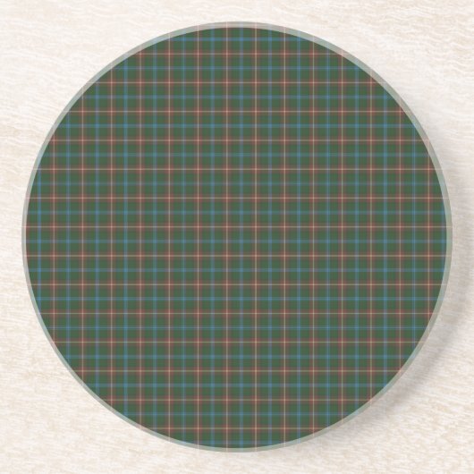 Dessous De Verre En Grès tartan du Manitoba (Devant)
