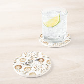 Dessous De Verre En Grès Tasses de café Feuilles (Côté)