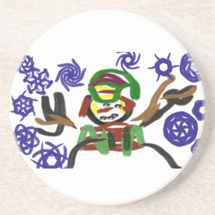 Dessous De Verre En Grès tatouage de Snowman
