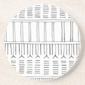 Dessous De Verre En Grès Tatouage d'Inuit (Devant)