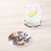 Dessous De Verre En Grès Tatouage japonais (Côté)