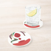 Dessous De Verre En Grès Tea Time Red Tea.png (Côté)