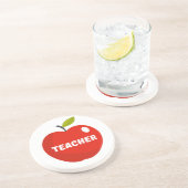 Dessous De Verre En Grès Teachers Apple (Côté)