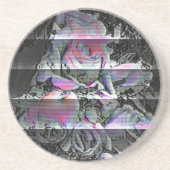 Dessous De Verre En Grès Techno Bouquet (Devant)