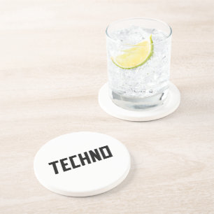 Dessous De Verre En Grès TECHNO Music