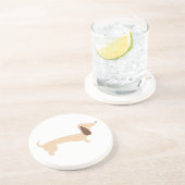 Dessous De Verre En Grès Teckel (Côté)