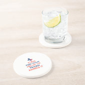 Dessous De Verre En Grès Tee - shirt de drapeau du Texas (Côté)