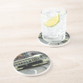 Dessous De Verre En Grès Téléphérique de San Francisco (Côté)