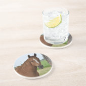 Dessous De Verre En Grès Téléphérique du Cheval (Côté)