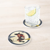 DESSOUS DE VERRE EN GRÈS TÉMOIN HALLOWEEN REDHEADED (Côté)