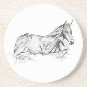 Dessous De Verre En Grès Temps calme (Devant)