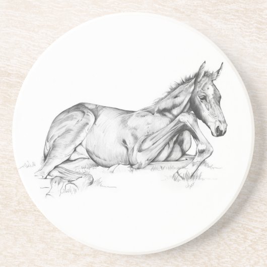 Dessous De Verre En Grès Temps calme (Devant)