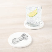 Dessous De Verre En Grès Temps calme (Côté)