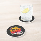 Dessous De Verre En Grès Temps d'été (Côté)