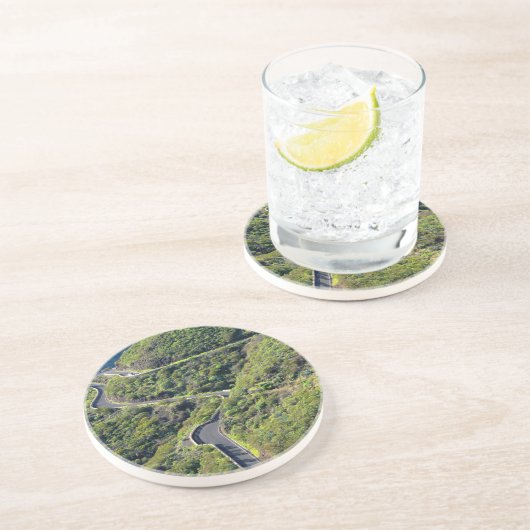 Dessous De Verre En Grès Téno (Côté)