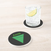 Dessous De Verre En Grès Terre (Côté)