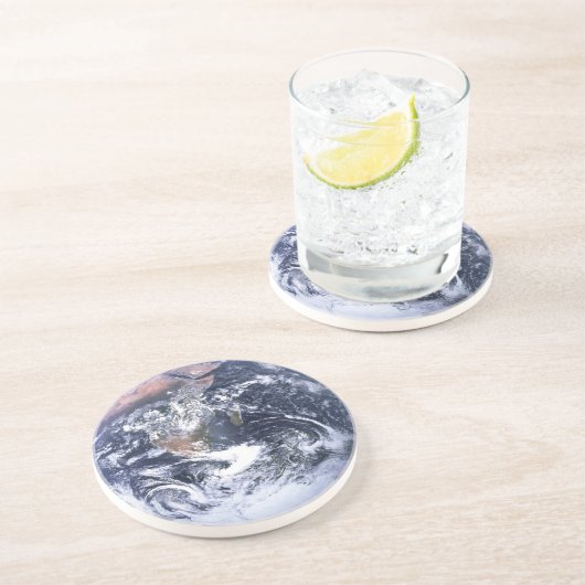 Dessous De Verre En Grès Terre (Côté)