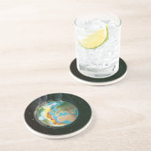 Dessous De Verre En Grès Terre en feu (Côté)
