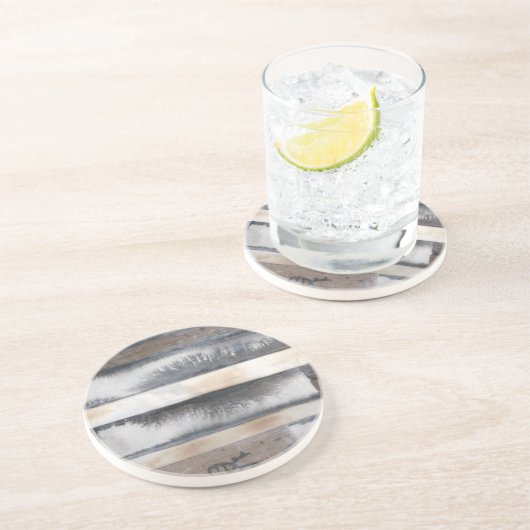 Dessous De Verre En Grès Terre et fumée I (Côté)