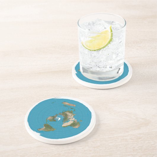 Dessous De Verre En Grès terre plate (Côté)