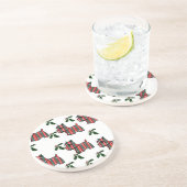 DESSOUS DE VERRE EN GRÈS TERRIER ÉCOSSAIS (Côté)