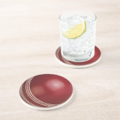 Dessous De Verre En Grès Test Match Red Cricket Ball (Côté)