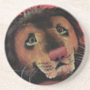 Dessous De Verre En Grès tête de lion de jouet