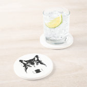 Dessous De Verre En Grès Tête de loup (Côté)
