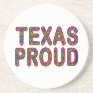 Dessous De Verre En Grès Texas Fier Bluebonnet
