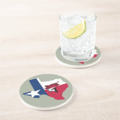 Dessous De Verre En Grès Texas Fishing (Côté)