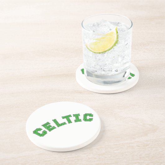 Dessous De Verre En Grès Texte celtique (Côté)