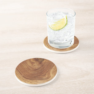 Dessous De Verre En Grès Texture de bois de teck rustique en bois Photo du 
