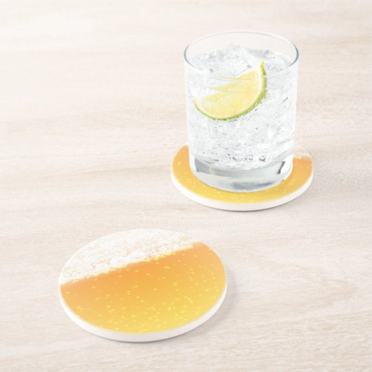 Dessous De Verre En Grès Texture de la bière (Côté)