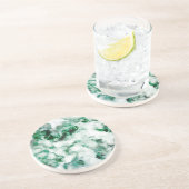 Dessous De Verre En Grès Texture marbrée de quartz (Côté)