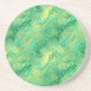 Dessous De Verre En Grès Texture verre vert émeraude