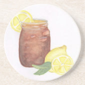 Dessous De Verre En Grès Thé doux aux citrons (Devant)