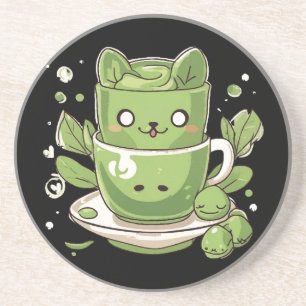 Dessous De Verre En Grès thé vert matcha