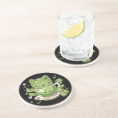 Dessous De Verre En Grès thé vert matcha (Côté)