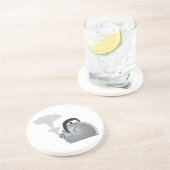Dessous De Verre En Grès Théière en colère (Côté)