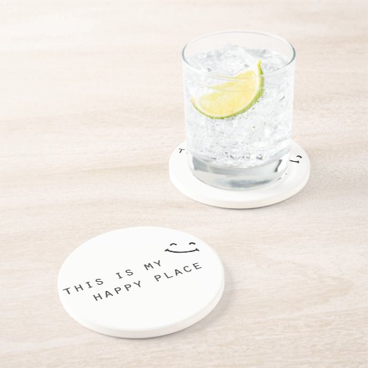 Dessous De Verre En Grès thiis my happy place moy design (Côté)