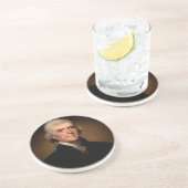 Dessous De Verre En Grès Thomas Jefferson (Côté)