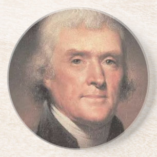 Dessous De Verre En Grès Thomas Jefferson